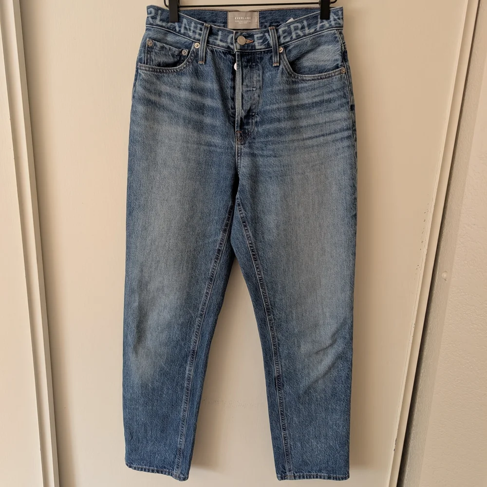Everlane Womens 27 The 90s Cheeky Straight Jean Organic Cotton Classic Preppy